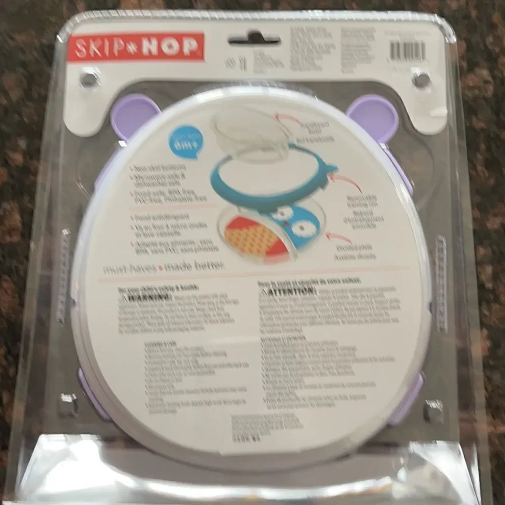 Skip HopZoo Smart Serve Plate & Bowl New